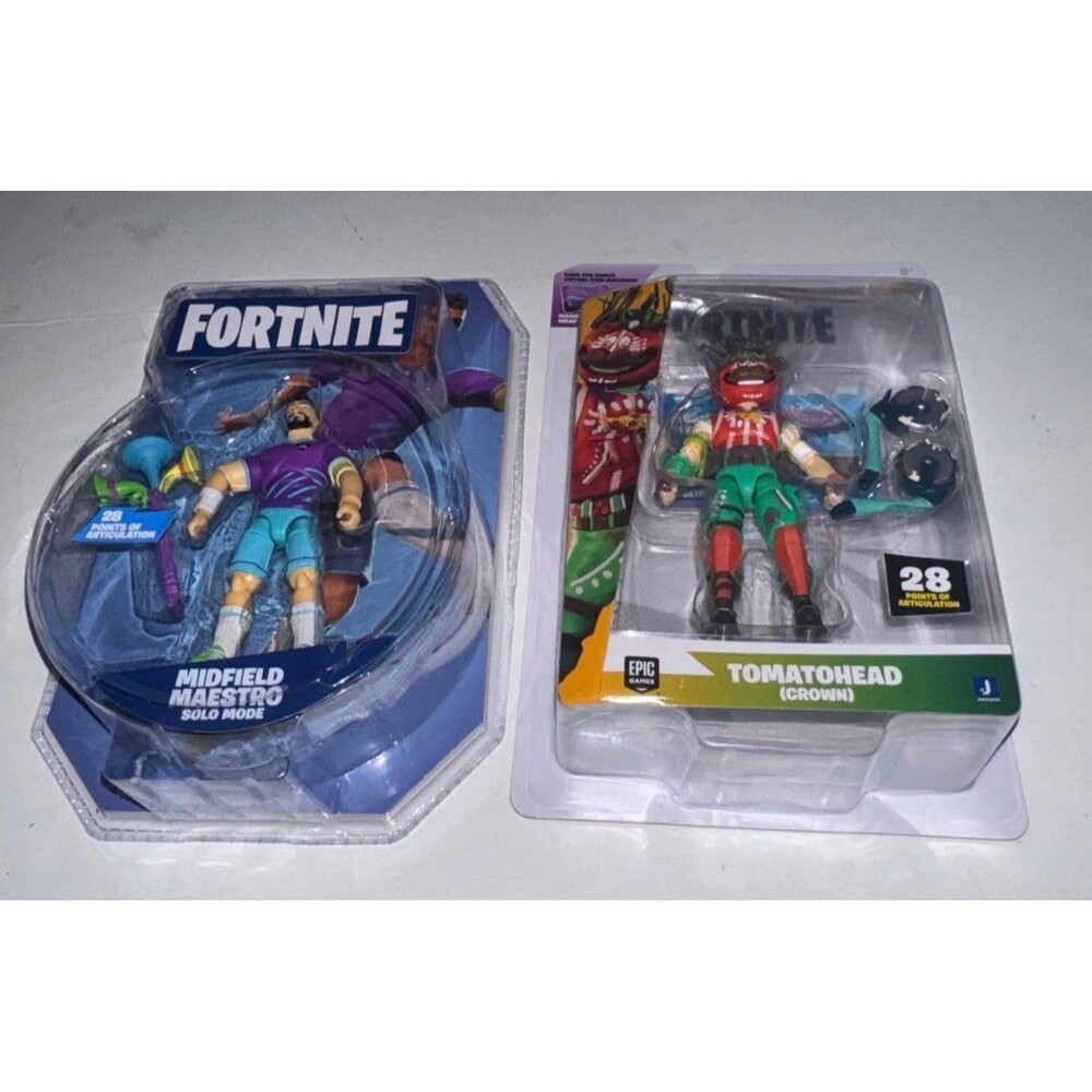 Fortnite Lot Epic Jazzwares Tomatohead Crown Midfield Maestro Solo Mode